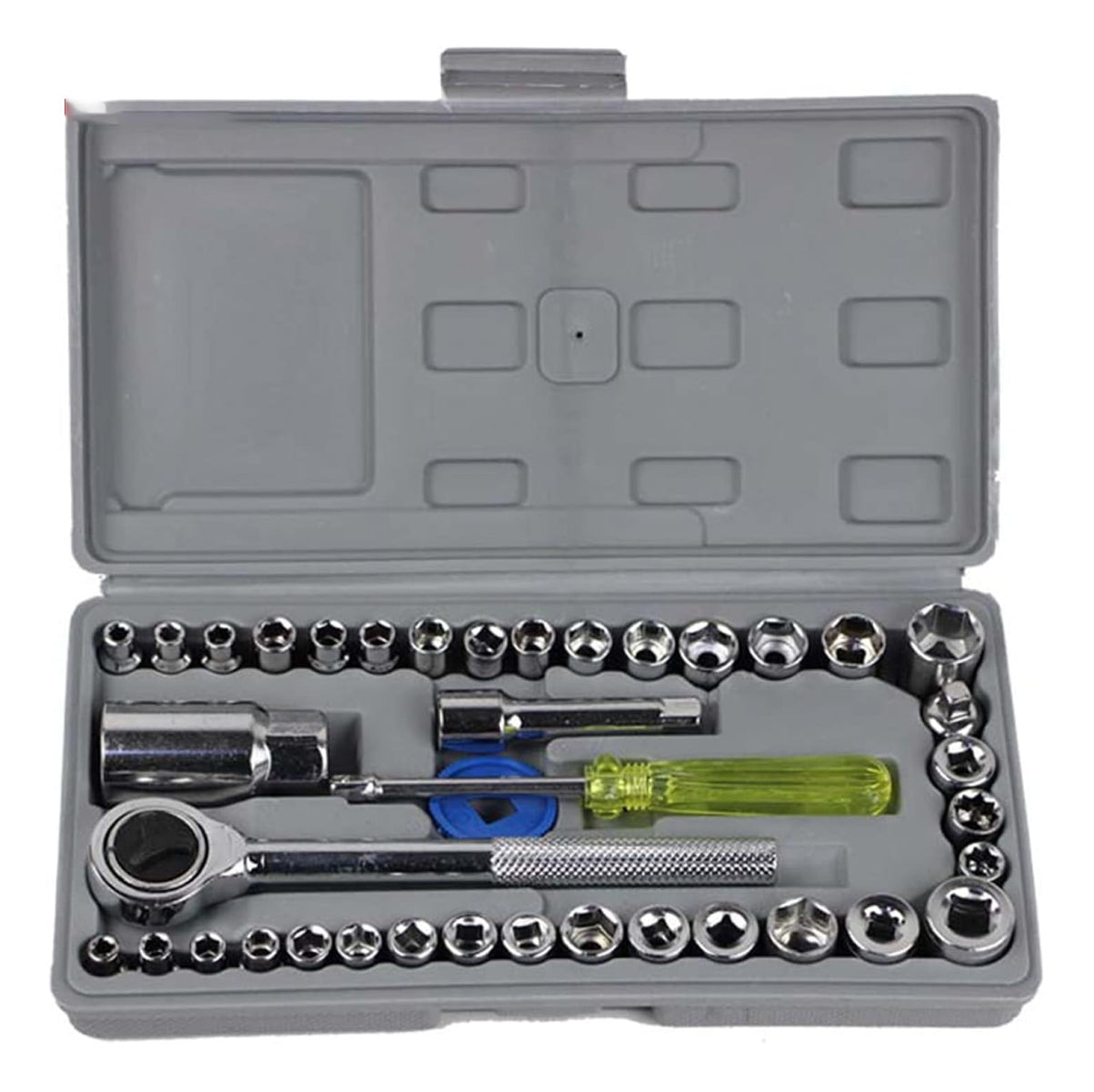 Kit Hidrolavadora Inalámbrica con 2 Baterías + Juego de Herramientas Rachet 40 Piezas – Potencia y Versatilidad en un Solo Pack