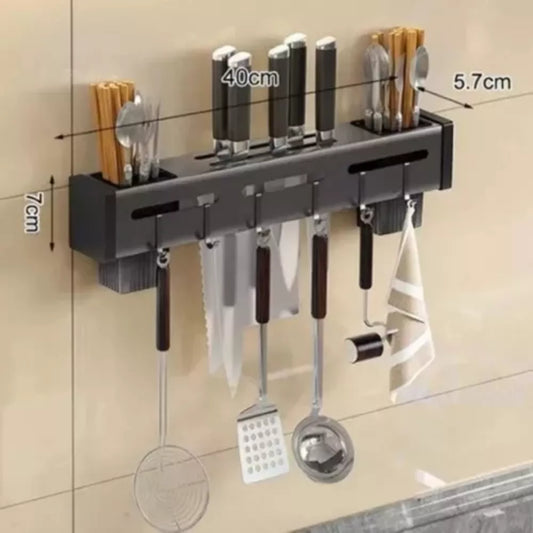 Soporte Magnético para Cuchillos de Pared – Ahorra Espacio y Organiza Tu Cocina
