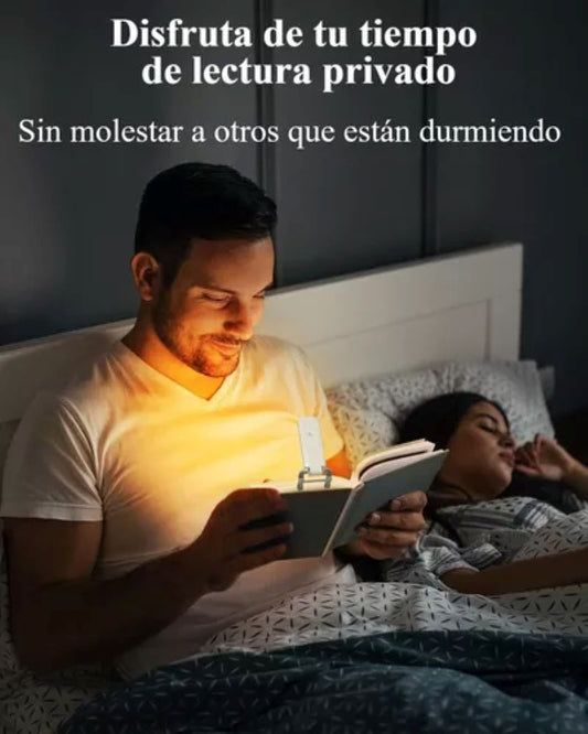 Luz de Lectura LED Compacta – Clip para Libros y Cuadernos