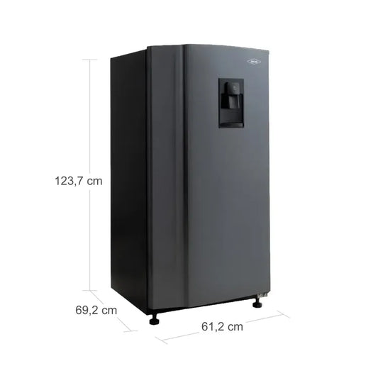 Nevera Haceb Frost 213 L Titanio con Dispensador de Agua – Tecnología y Ahorro