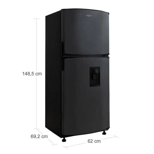 Nevera Haceb N243 No Frost 226 L – Manija Integrada Titanio / Gris Plomo