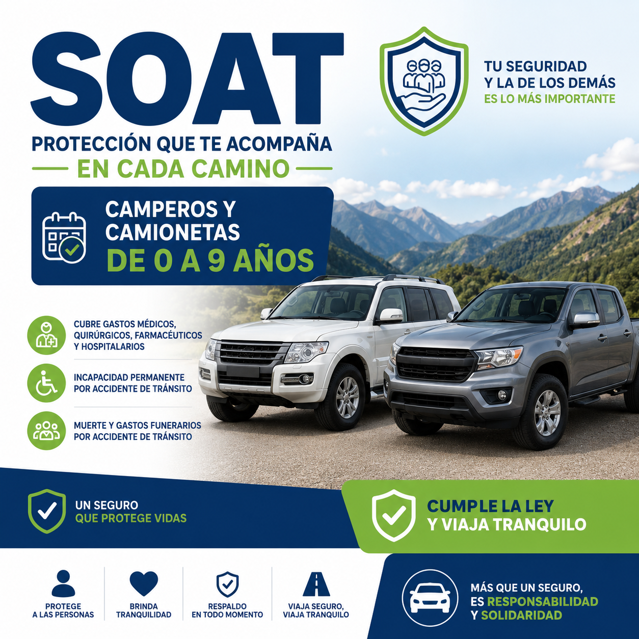 CAMPEROS Y CAMIONETAS DE 0 A 9 AÑOS MAS DE 2500CC