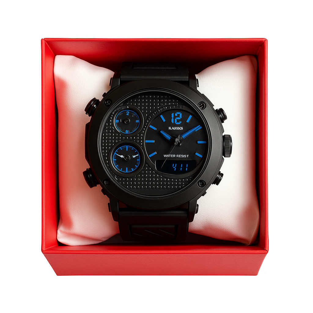 RELOJ DEPORTIVO AZUL