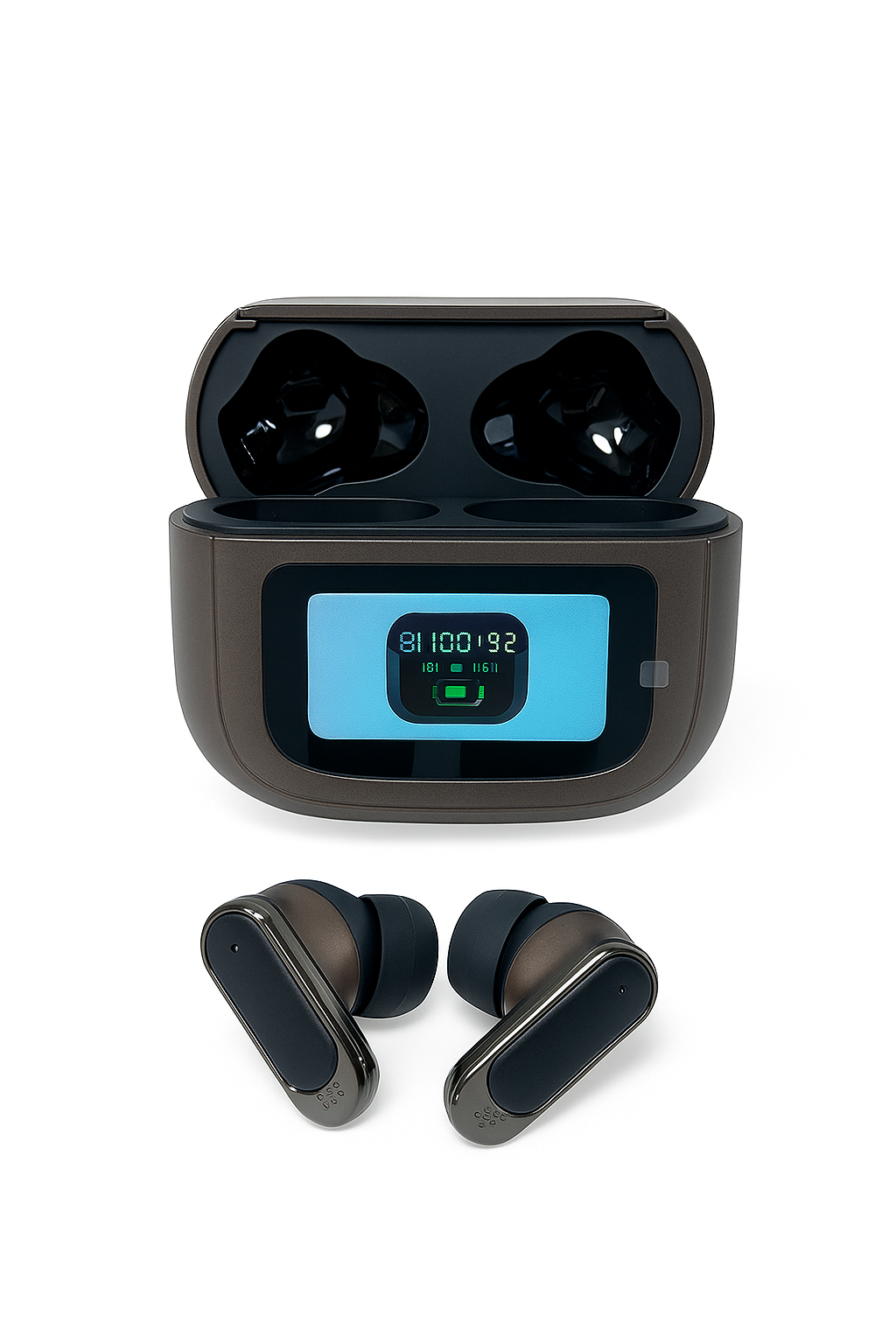 Auriculares Bluetooth con Pantalla LED Smart Display | Sonido Hi-Fi, Larga Autonomía, Diseño Premium
