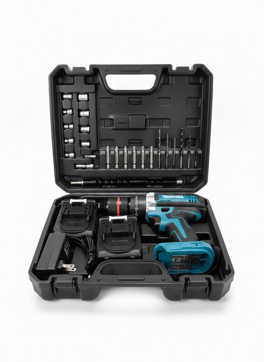 Taladro Atornillador Inalámbrico Makita 68 V – Kit Completo con 2 Baterías