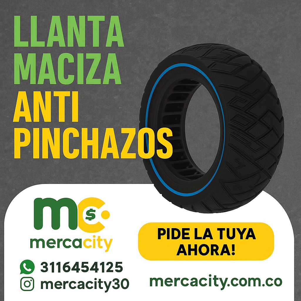 Llanta maciza antipinchazos