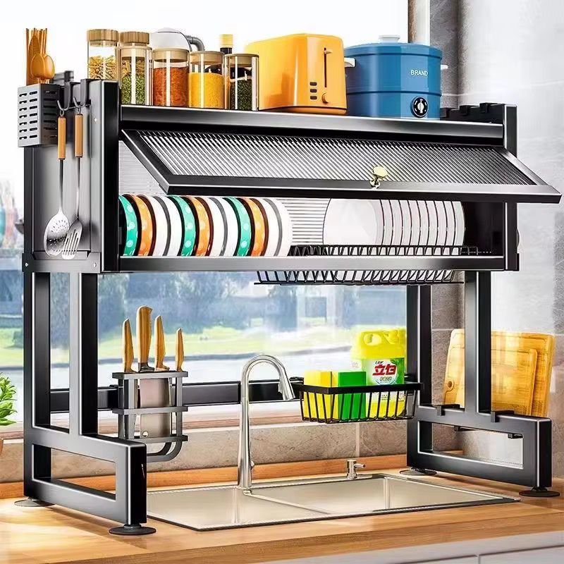 Escurridor de Platos de Aluminio | Ahorra Espacio y Ordena tu Cocina