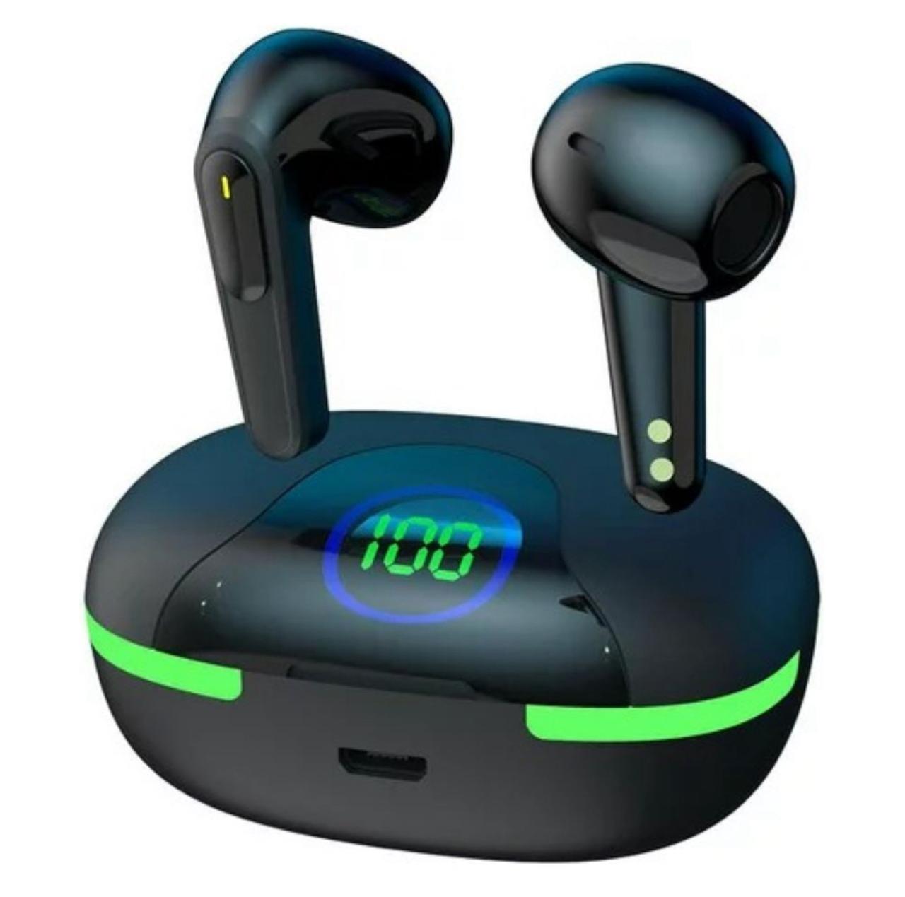 Audífonos Gamer Bluetooth con Luces LED, Pantalla Digital y Cancelación de Ruido