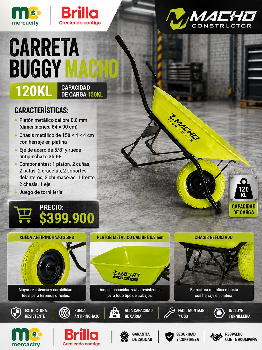 CARRETA BUGGY MACHO 120KL