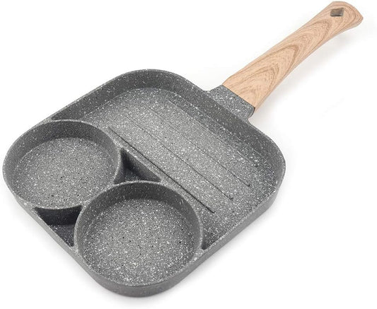 Sartén 3 en 1 Antiadherente – Cocina Más Rápido y Sin Esfuerzo
