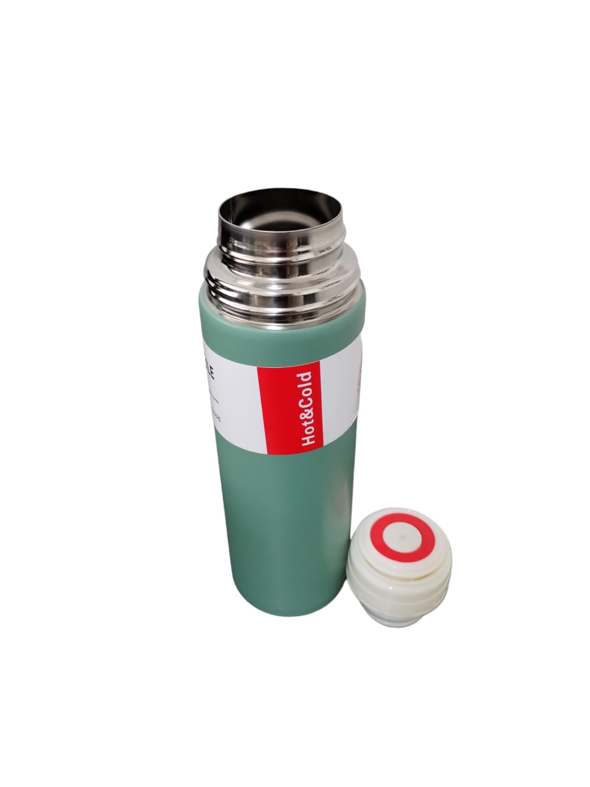 Termo de Acero Inoxidable con 3 Pocillos – Mantiene Bebidas Calientes o Frías por Horas