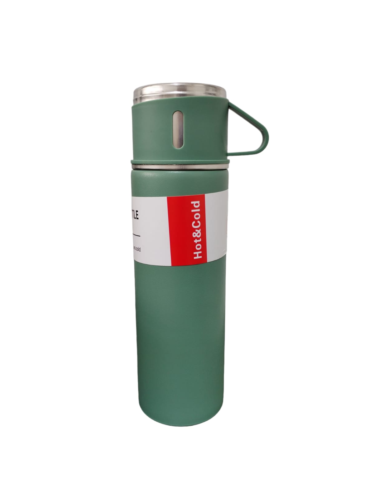 Termo de Acero Inoxidable con 3 Pocillos – Mantiene Bebidas Calientes o Frías por Horas