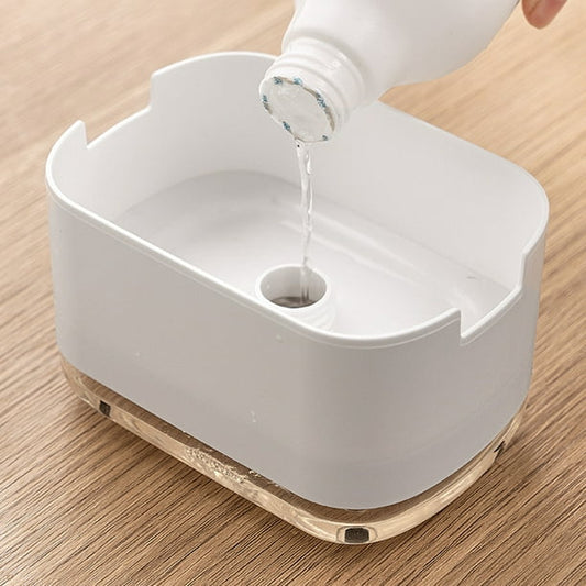 Dispensador de Jabón Líquido con Esponja FK24-08 – Práctico y Eficiente para la Cocina