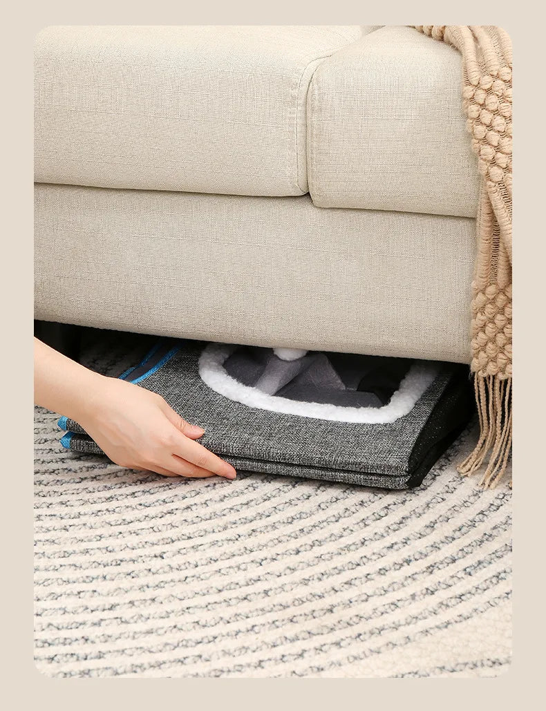 🐾 Cama Plegable para Gatos – Suave, Compacta y Acogedora