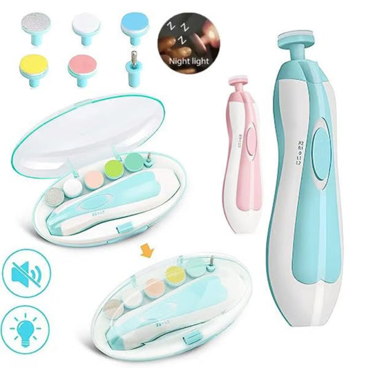 Lima Eléctrica para Bebés – Suave, Segura y Silenciosa para el Cuidado de sus Uñas