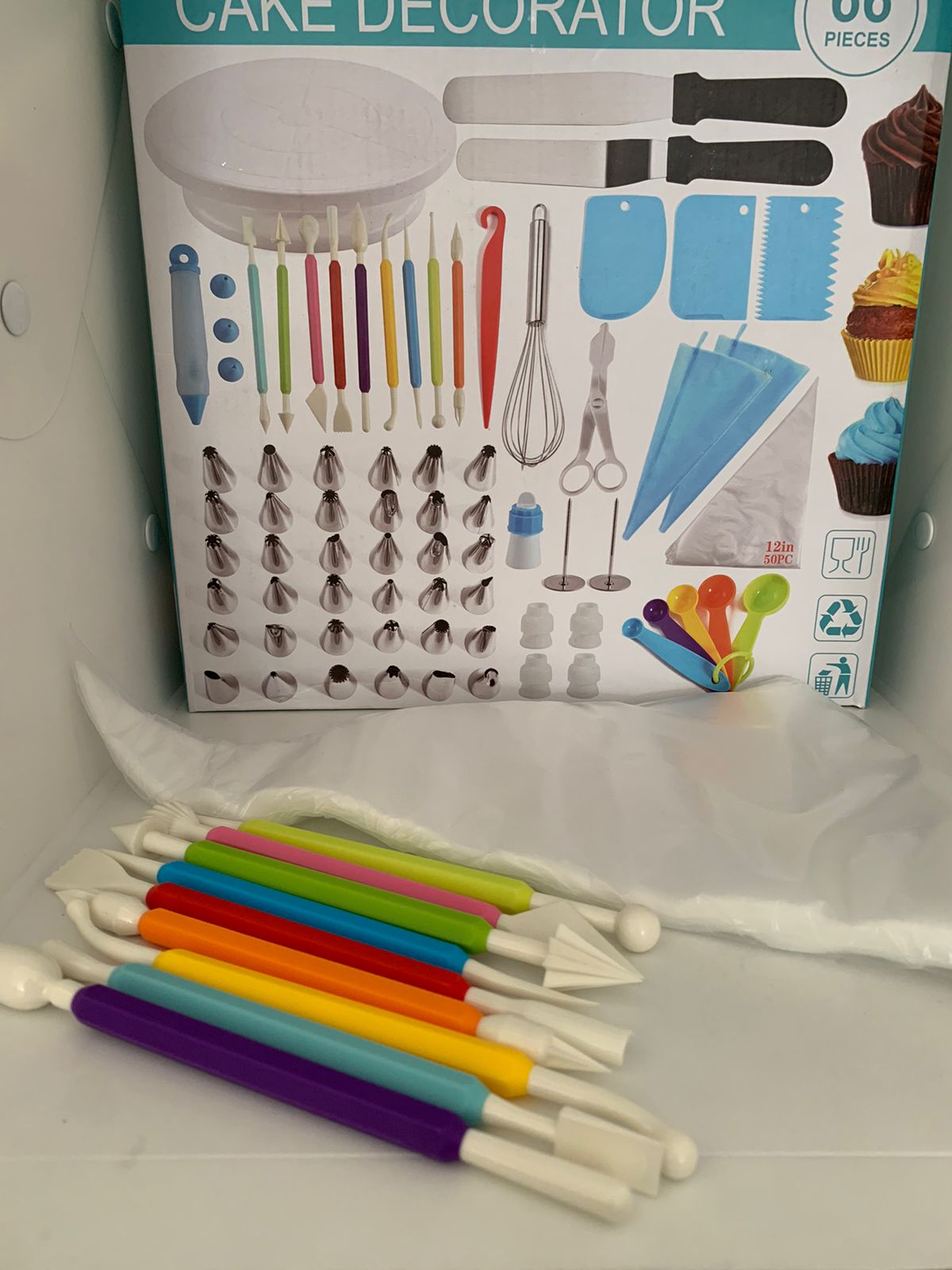 🎂 Kit de Decoración de Pastelería 66 Piezas – Crea Postres Profesionales en Casa