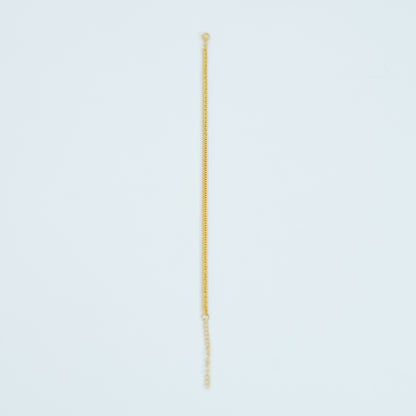 Tobillera Doble Eslabón Dorada en Acero Inoxidable 316L – Elegancia y Durabilidad Garantizada