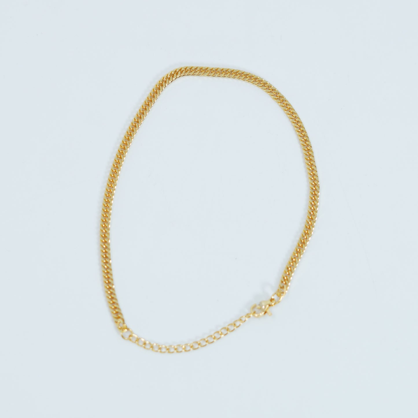 Tobillera Doble Eslabón Dorada en Acero Inoxidable 316L – Elegancia y Durabilidad Garantizada