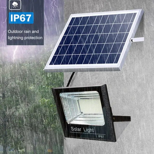 🔆 Kit Reflector Solar 600W con Control Remoto – Iluminación Potente y Autónoma