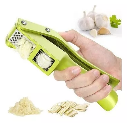 Prensador de Ajo Ergonómico de Acero Inoxidable – Cocina Fácil y Rápida