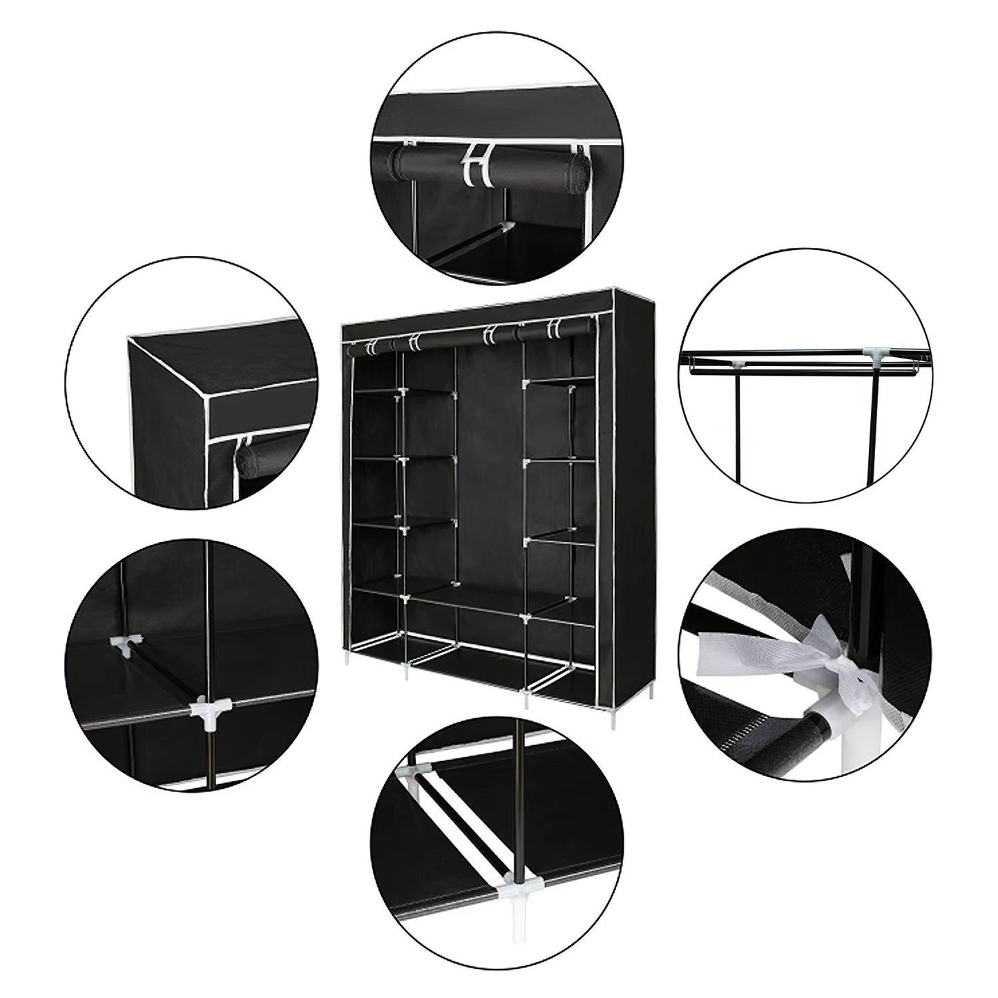 Closet Organizador de Ropa 8 Niveles – Orden y Protección en un Solo Paso 🧥✨