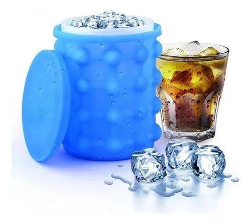 🧊 Molde de Silicona para Cubos de Hielo – Práctico, Reutilizable y Multiusos 🍹✨