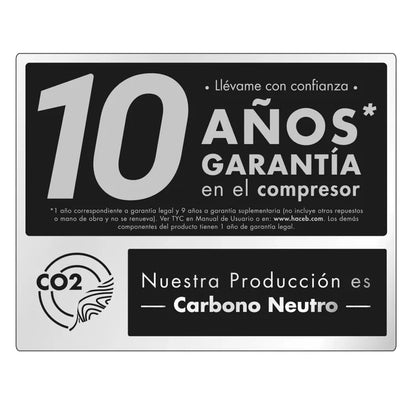 Nevera Haceb Frost 213 L Titanio con Dispensador de Agua – Tecnología y Ahorro