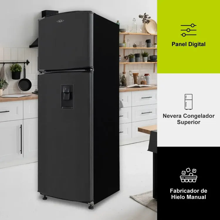 Nevera Haceb N311 No Frost 294 L – Manija Interna Titanio / Gris Plomo, Eficiencia Energética B