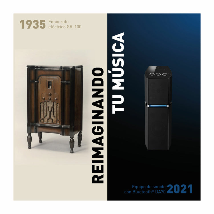 Panasonic SC-UA70 1700 W RMS – Torre “Urban Audio” con Airquake Bass, Karaoke & Party