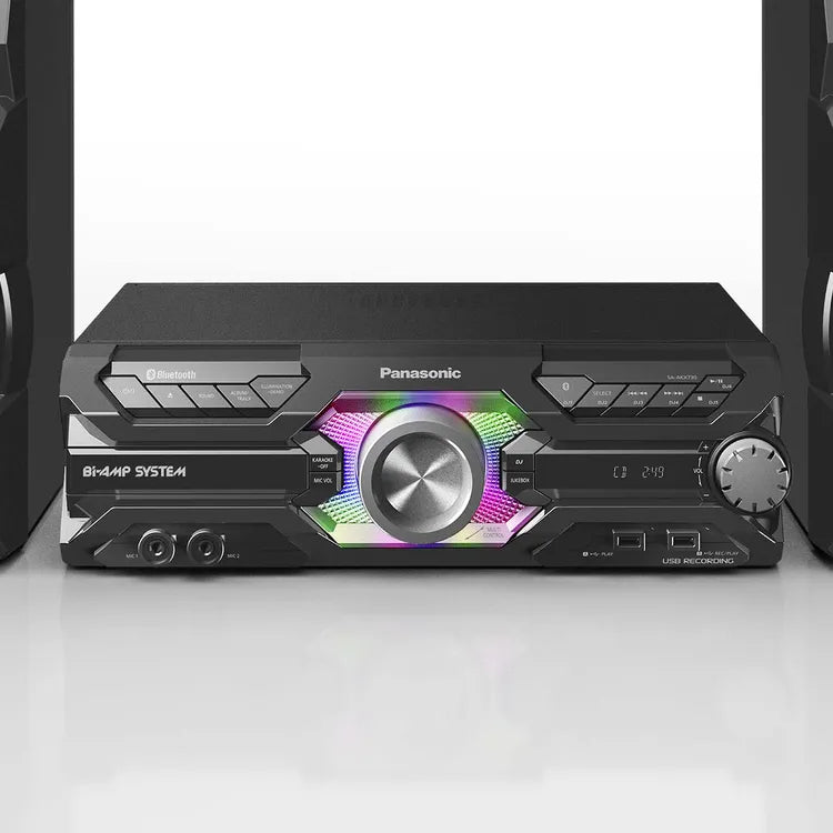 Minicomponente Panasonic SC-AKX730 2000 W RMS – Potencia Profesional con Karaoke y DJ Jukebox