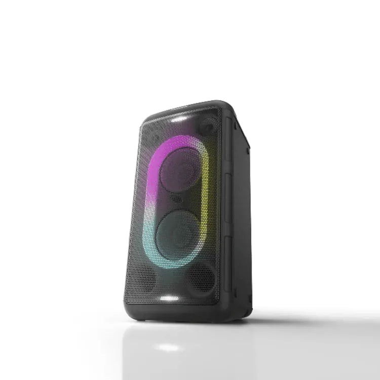 Torre de Sonido Panasonic SC-TMAX15 300 W RMS – Doble Woofer & Iluminación LED