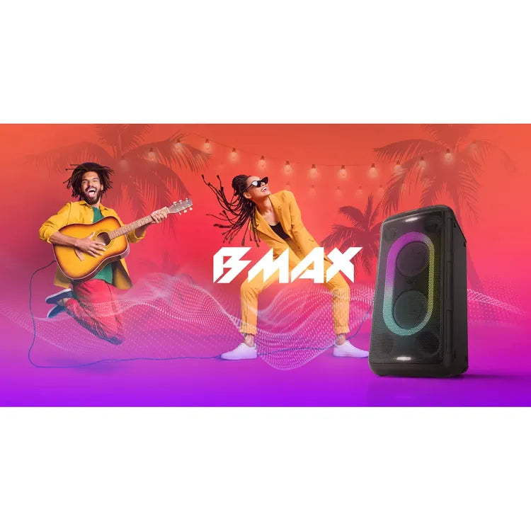 Parlante Portátil Panasonic SC-BMAX10 150 W – Party Speaker con Batería 15 h y Luces LED