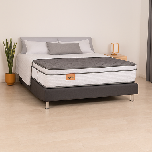 Colchón Crux Power 30 cm – Firmeza Media Alta, Soporte 120 kg