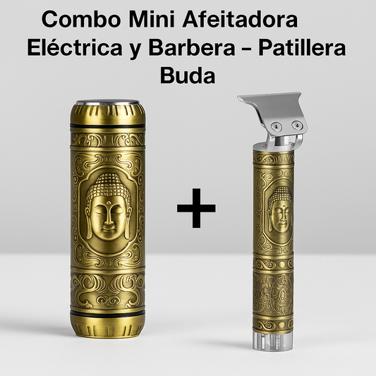 Combo Mini Afeitadora y Barbera Patiller