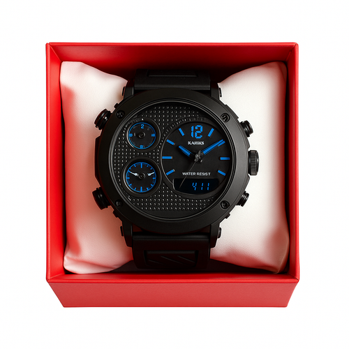 RELOJ DEPORTIVO AZUL