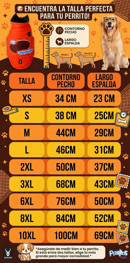 Chaleco Acolchado para Perros Cheedogs Talla L