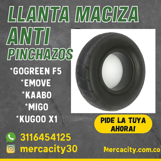 Llanta maciza anti pinchazos
