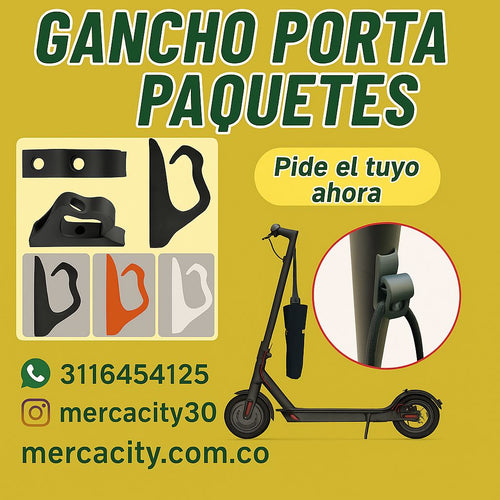 Gancho porta paquetes