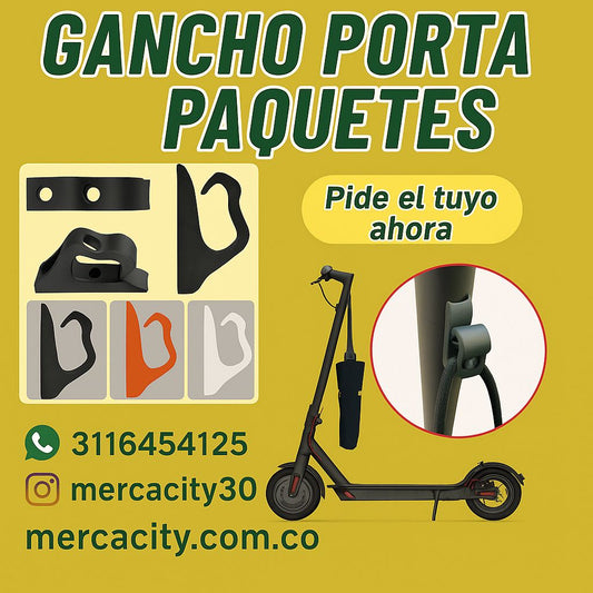 Gancho porta paquetes