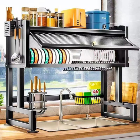 Escurridor de Platos de Aluminio | Ahorra Espacio y Ordena tu Cocina