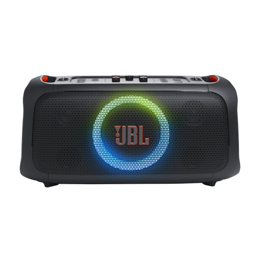 JBL PartyBox On-The-Go Essential – 100 W, Micrófono Inalámbrico, Luces RGB & Batería 6h