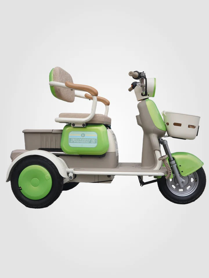 MOTONETA ELÉCTRICA FAMILY Q 3 PUESTOS | Potencia, comodidad y ahorro en cada recorrido