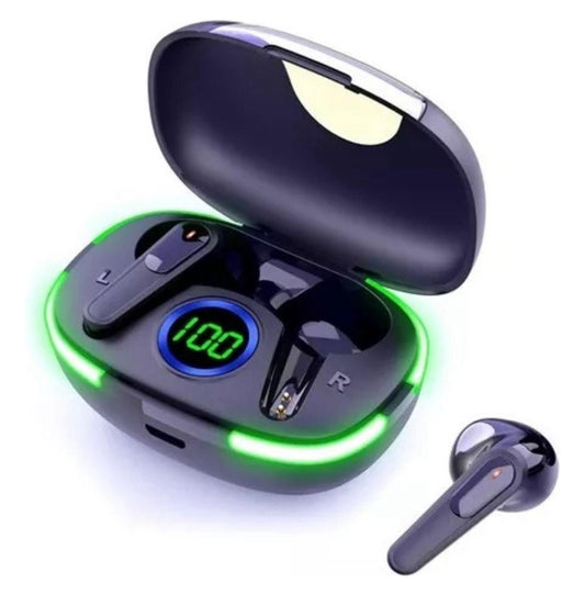 Audífonos Gamer Bluetooth con Luces LED, Pantalla Digital y Cancelación de Ruido