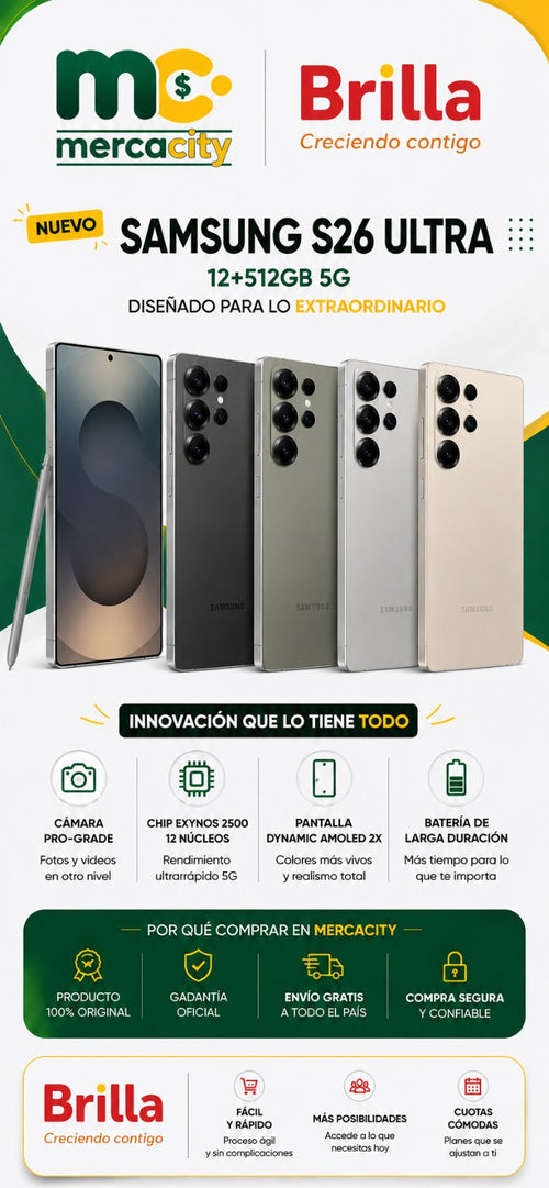 Samsung S26 Ultra 5G 512GB | Potencia Premium, Inteligencia y Rendimiento Extremo