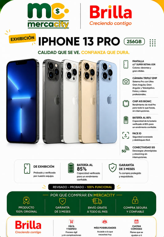 iPhone 13 Pro 256GB | Potencia Pro, Elegancia y Rendimiento Apple