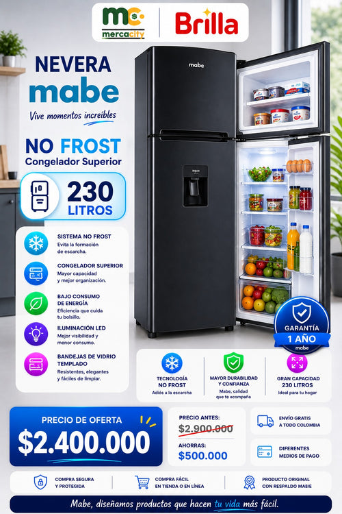NEVERA MABE NO FROST 230