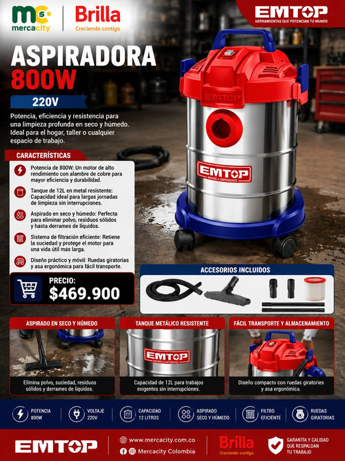 ASPIRADORA 800W