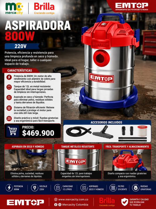 ASPIRADORA 800W