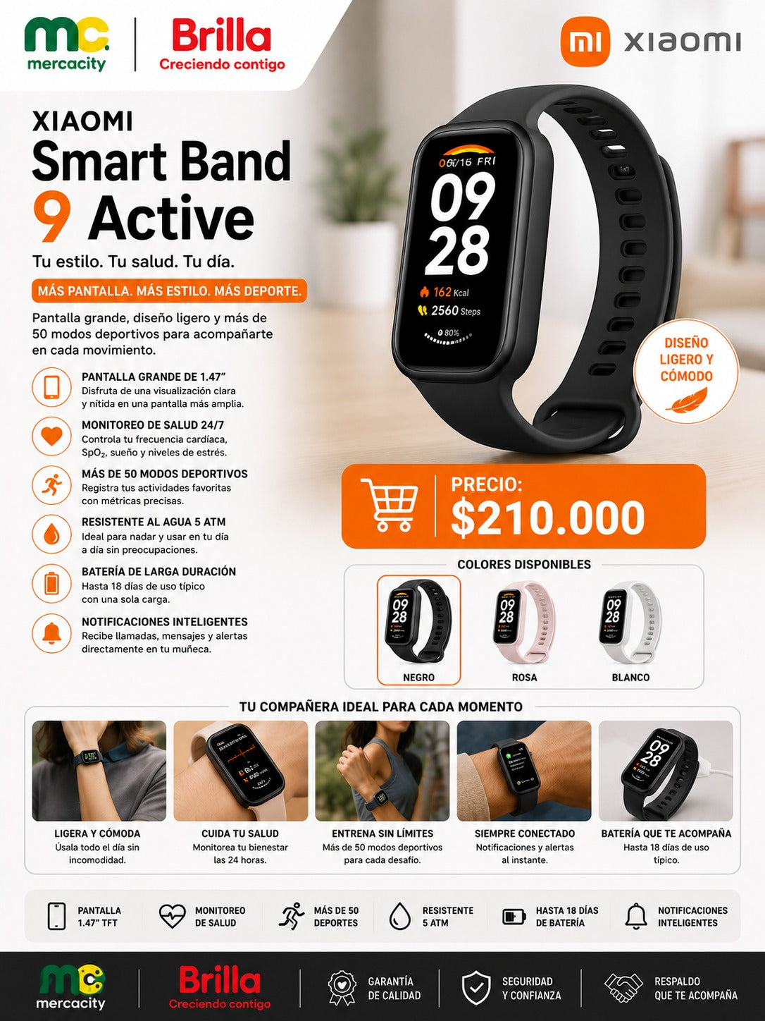 XIAOMI SMART BAND 9 ACTIVE