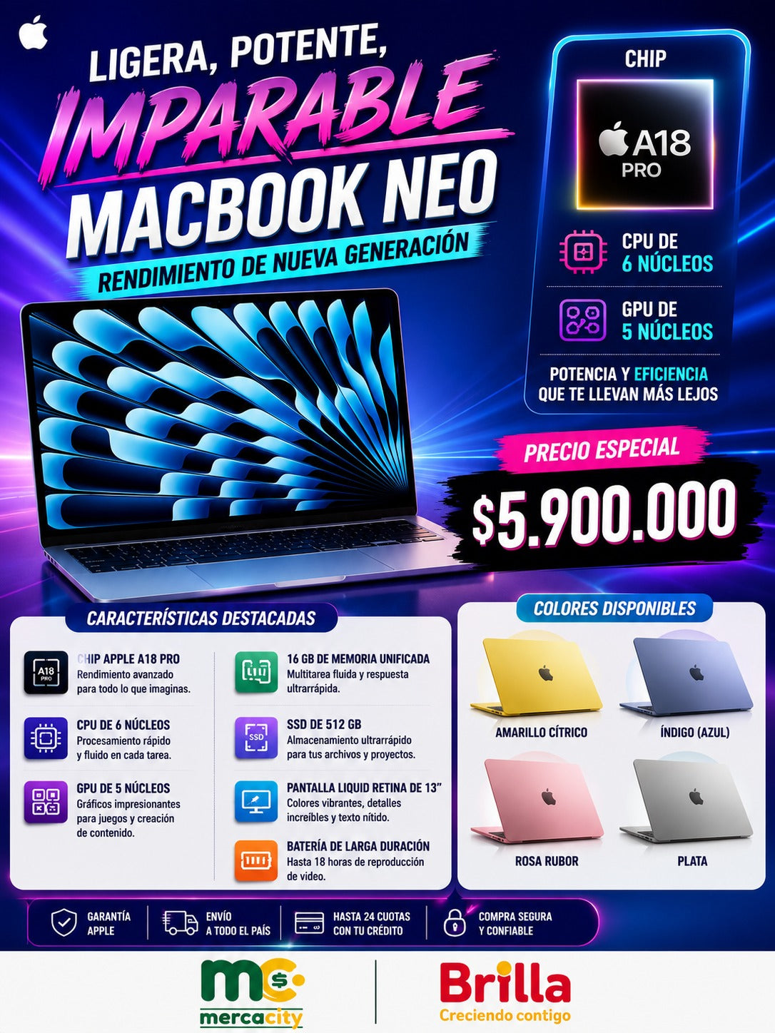 MACBOOK NEO A18PRO